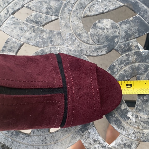 NWB Tommy Hilfiger Relita 2 Burgundy Slingbacks Peep Toe Heeled Shoes - Picture 11 of 11